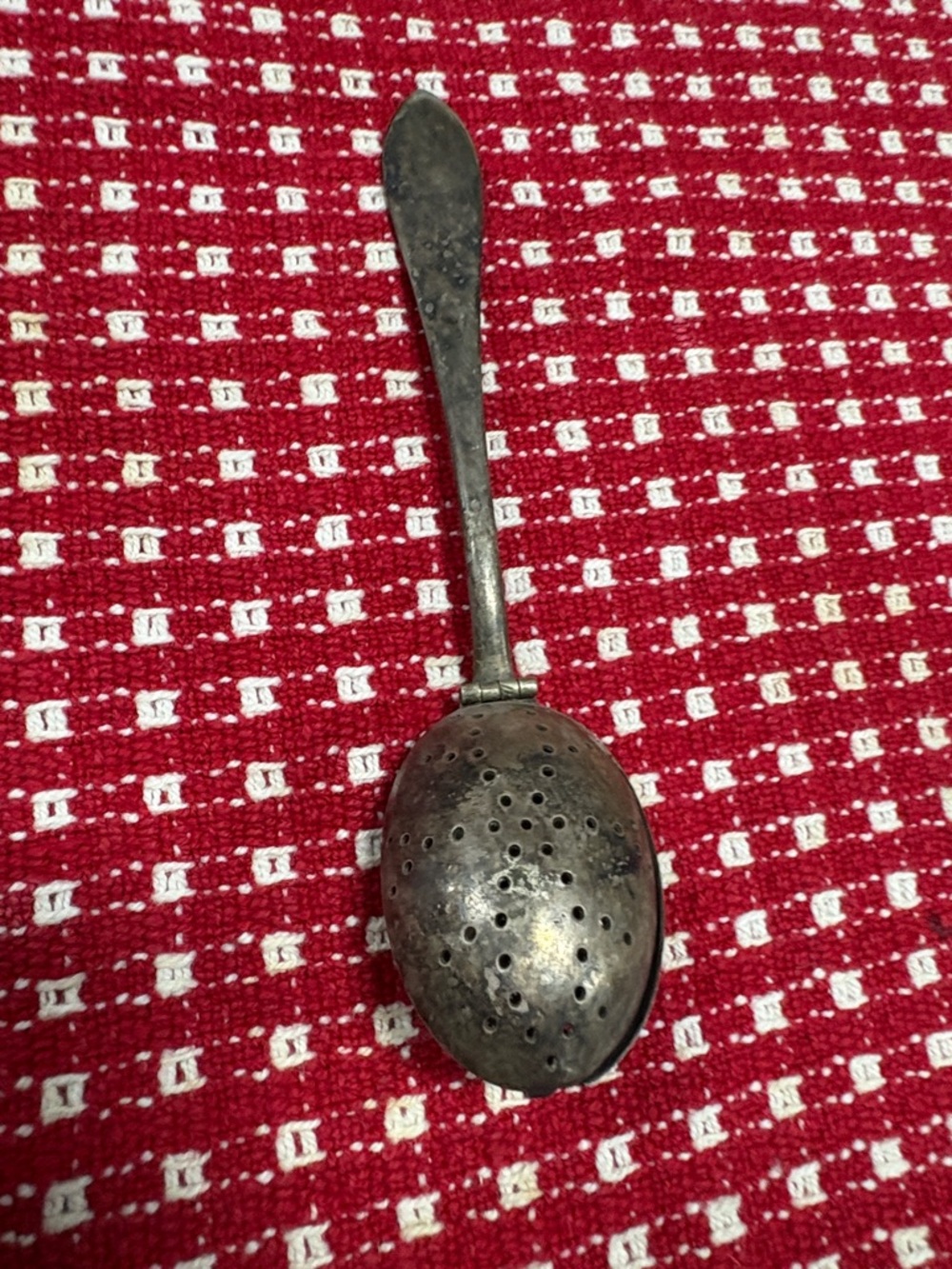 Vintage Silver Plate Tea or infuser Spoon